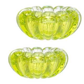 Kit Cachepots Téo P e M em Murano para Decoração Tavares