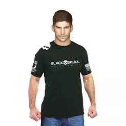 Camiseta 100% Algodão Black Skull