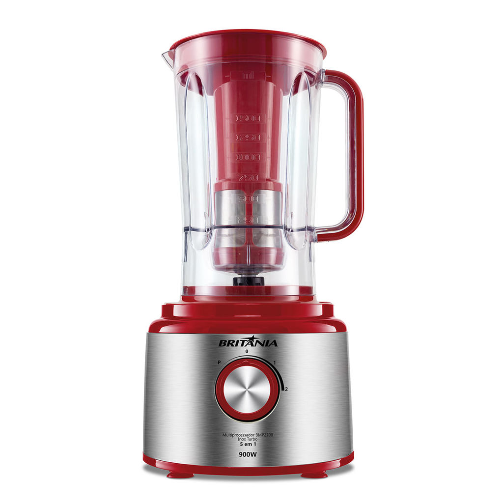 Multiprocessador Britânia 5 em 1 Inox 900W BMP2700V Turbo · foto 2