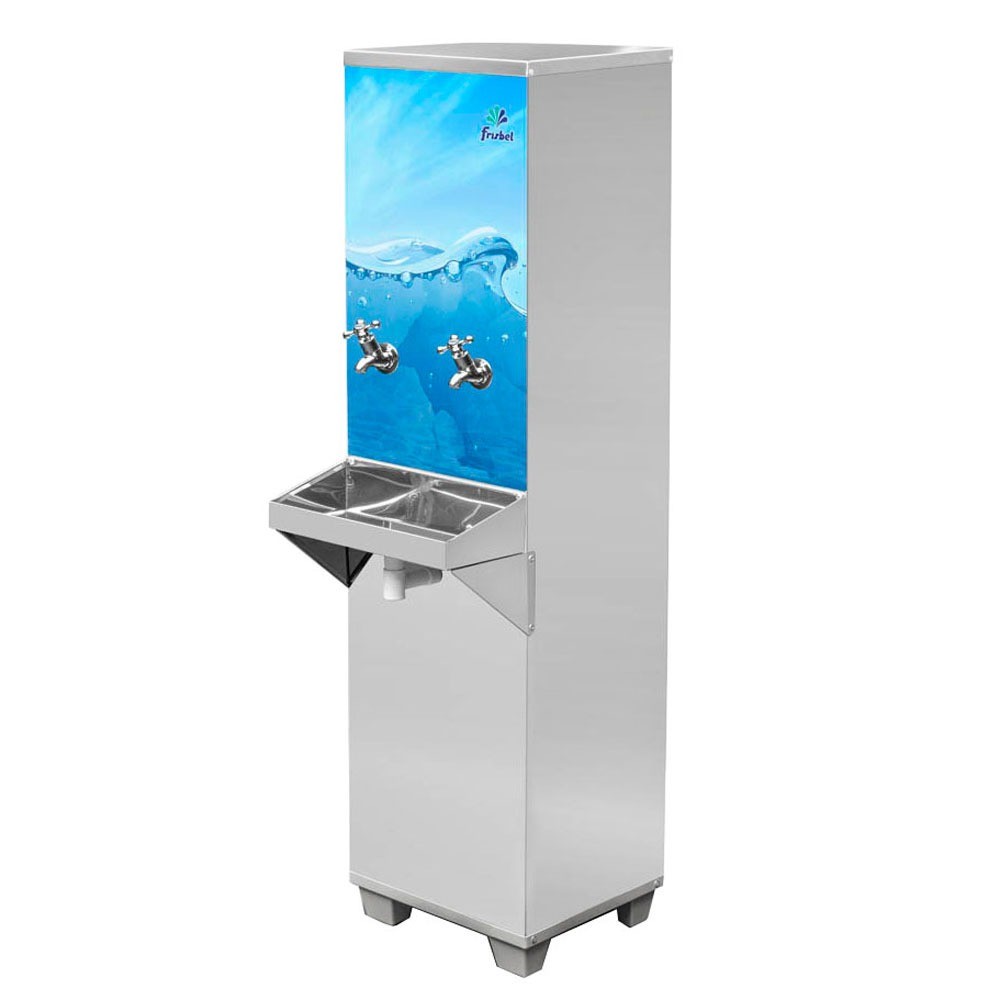 Bebedouro purificador industrial coluna 25L inox B25 Frisbel