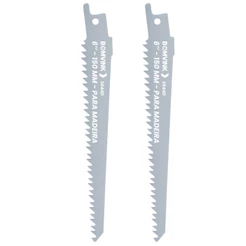 Lâmina de serra sabre 6" para madeira com 2 peças - BOM-5131- Bomvink