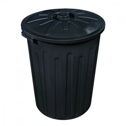 Lixeira plástica redonda 65 litros - CF65PT - Arqplast