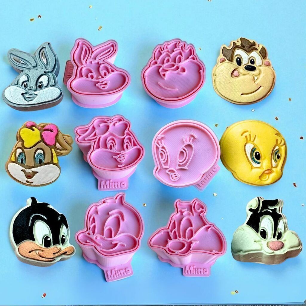 Kit 6 Ejetores e Modeladores Loon Tunez para Brigadeiro, Doces, Massa e Biscoitos em Oferta na Shopee