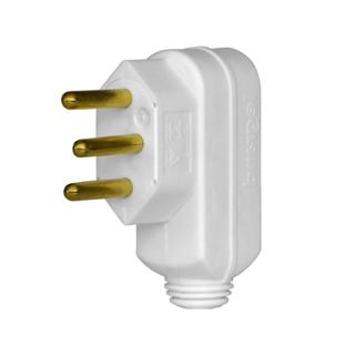 Plug Macho 2 Polos + Terra Pial Legrand - 10A - Saída Lateral Conecta - 615901 em Oferta na Shopee