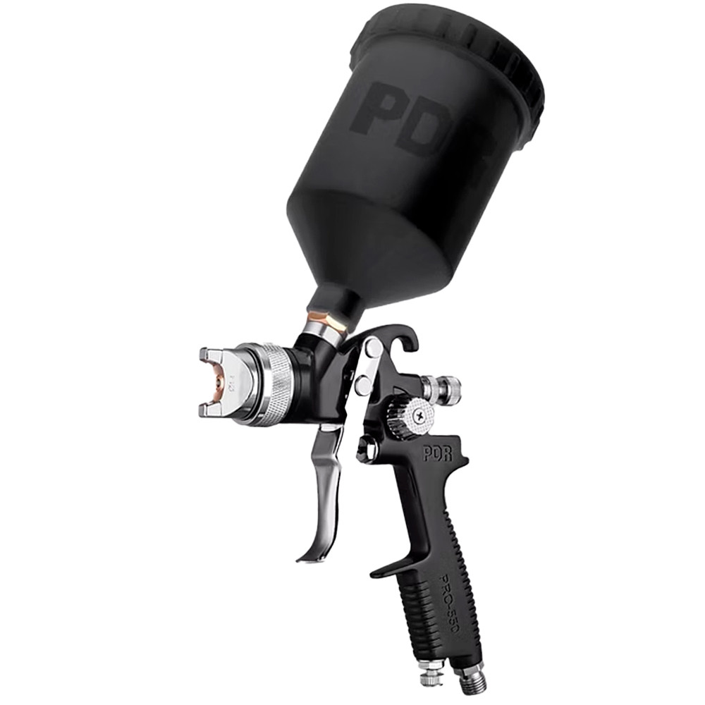 Kit Pistola de Pintura Profissional PDR SIstema HVLP 1.4mm a Gravidade 1 Chave 1 Escova 1 Filtro
