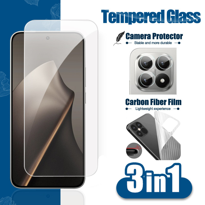 Para Xiaomi 15T 5G HD Vidro Temperado Pro 17 Max 17 15s 15 5G 9H Protetor De Tela Plana À Prova De Explosão E Filme Tras em Oferta na Shopee