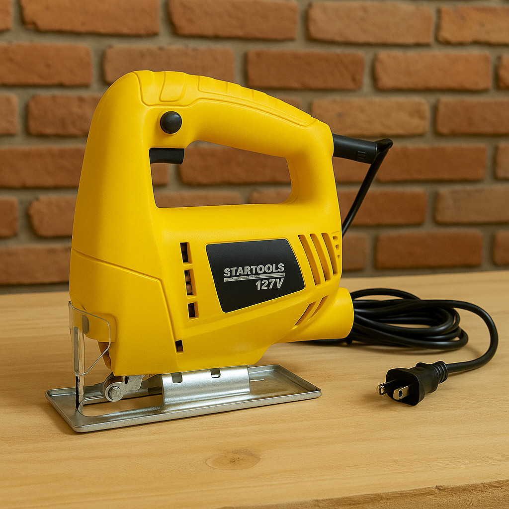 Serra Tico Tico 110V 60Hz Potência 400W Corte 55mm Madeira Alta Compensada Elétrica
