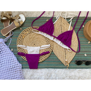 Kit 2 Biquínis de Fita Feminino Cortininha  marquinha  para Praia Verão 2025 Moda Praia Micro Bikini Tanga Regulável