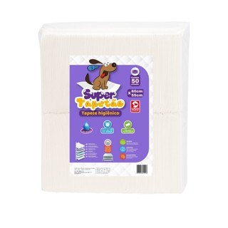 Tapete Higiênico Cachorro Cães Pet Super Tapetão 60x55 - 50 Un. em Oferta na Shopee