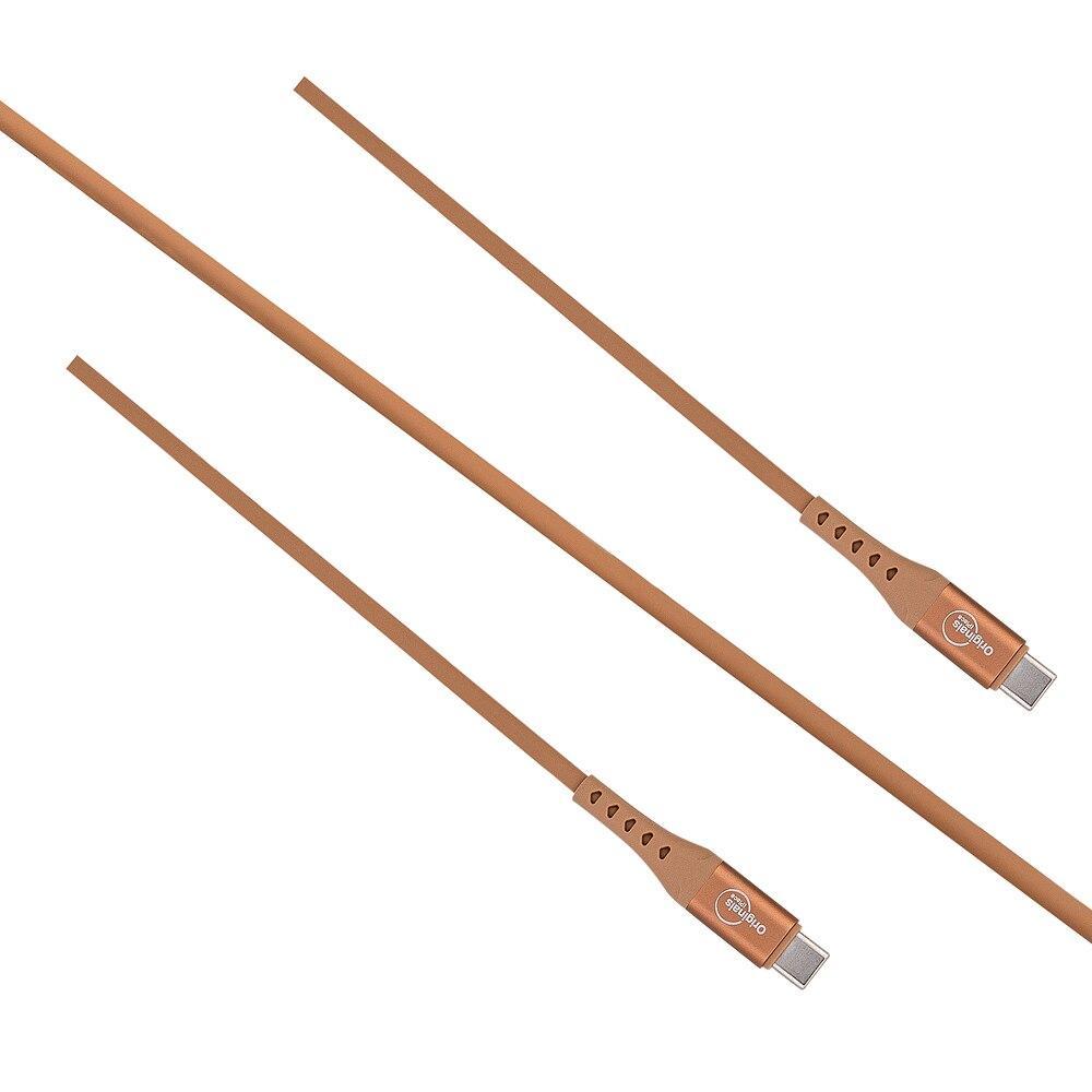 Cabo USB-C para USB-C 1,2 m, Originais iPlace, Avelã em Oferta na Shopee