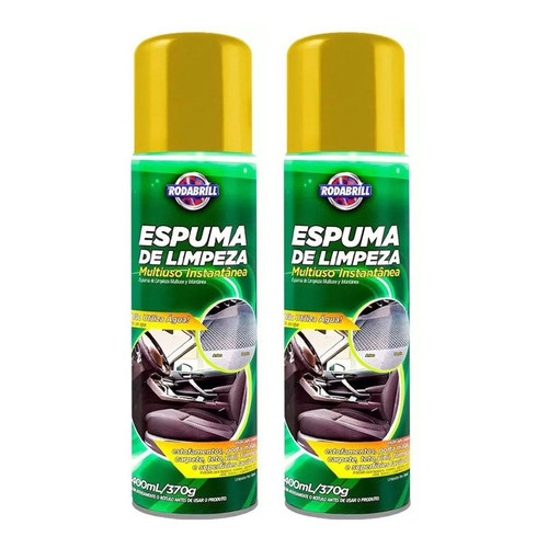 Kit 2x Espuma Magica Limpeza Multiuso A Seco Lava Seco Carro - Rodabrill em Oferta na Shopee