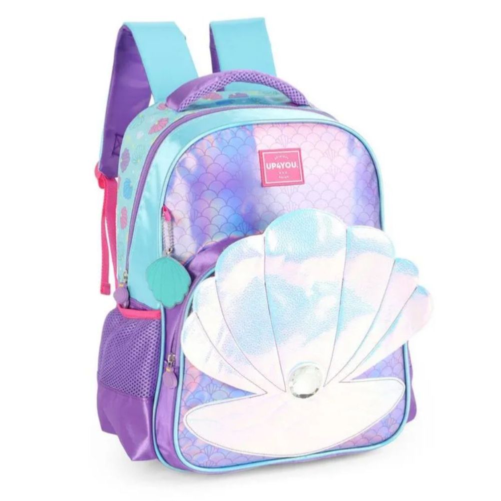 Mochila de Costas Luxcel Up4You Concha em Oferta na Shopee