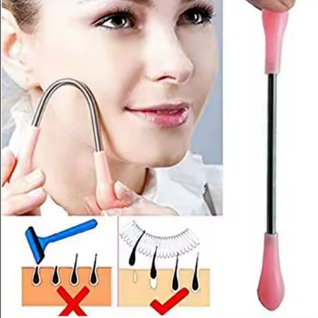 Mola Depiladora Facial Inox Removedora de Pelos do Rosto, Buço e Queixo | Prática, Eficiente e Indolor