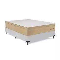 Cama Box e Colchão Poli Pillow D33- Casal(138x188)-Ortoclass