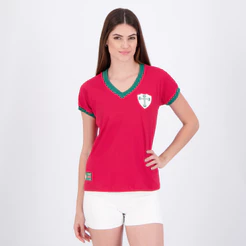 Camisa Portuguesa Retrô 1935 Feminina Vermelha