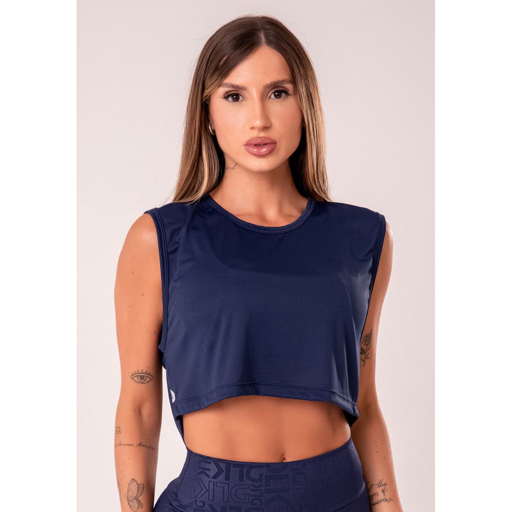 CROPPED MULLET FEMININO COM MAXI CAVA REFLECTIONS DLK