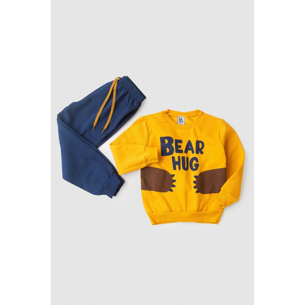 Conjunto Infantil Masculino Abraço De Ursinho em Oferta na Shopee