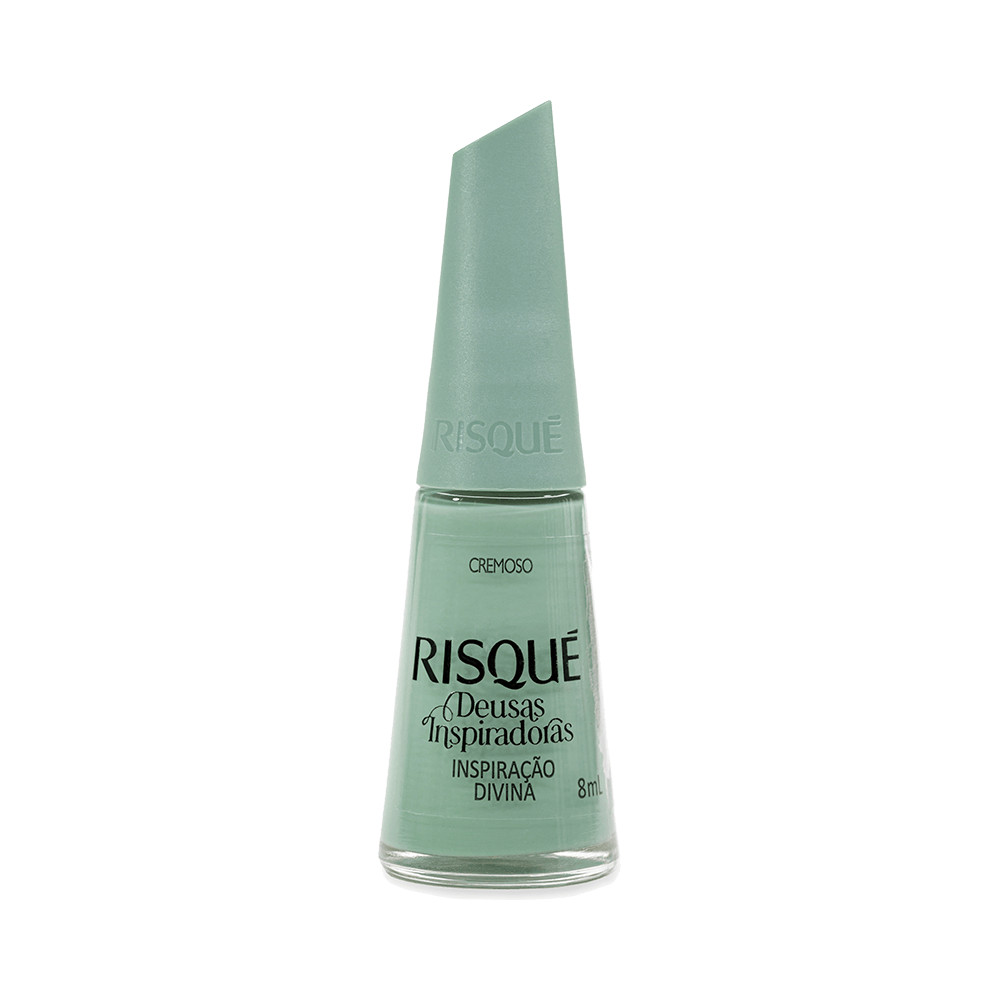 Esmalte Risqué Deusas Inspiradoras Inspiração Divina Verde em Oferta na Shopee