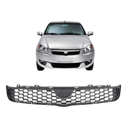 Grade Radiador Siena El 2013 2014 2015 2016 Cinza