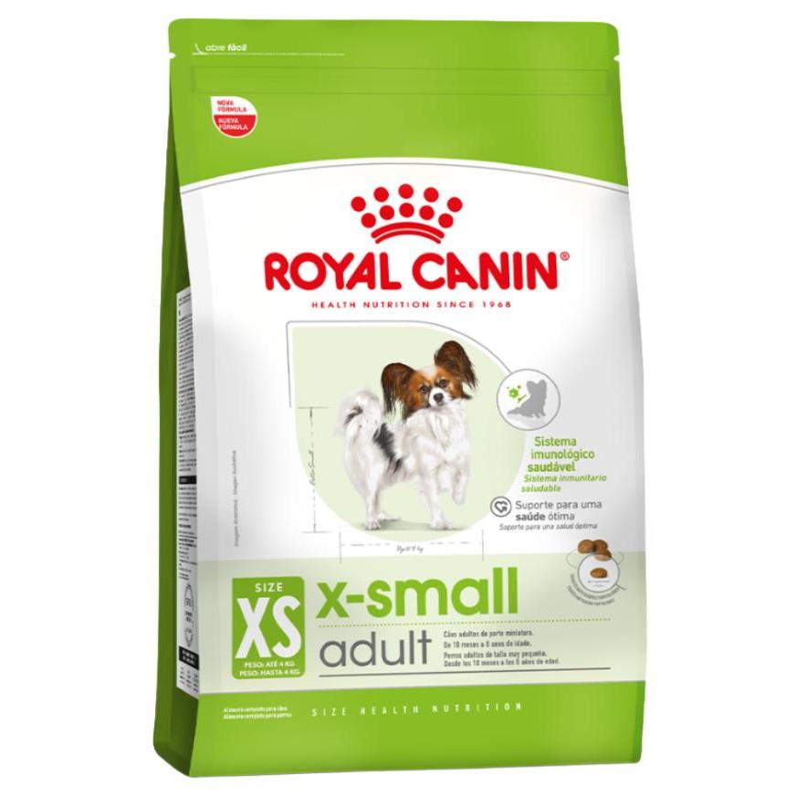Ração Royal Canin X-Small Para Cães Adultos - 2.5Kg
