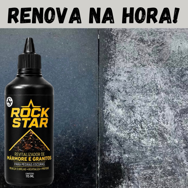 Revitalizador para Granito e Mármore Rock Star Intensifica Cor e Brilho 115ml
