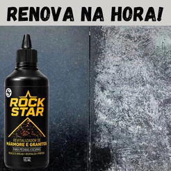 Revitalizador para Granito e Mármore Rock Star Intensifica Cor e Brilho 115ml