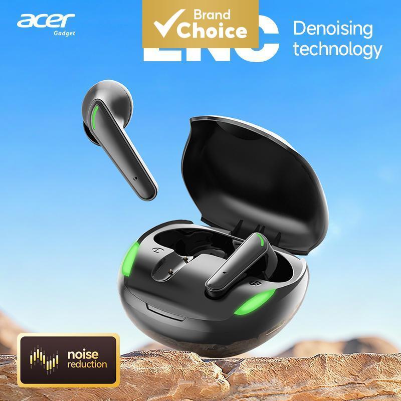 Acer OHR619 Fones De Ouvido Bluetooth Intra-Auriculares Sem Fio TWS Alta Fidelidade Tipo-C ENC Chamada Cancelamento De R