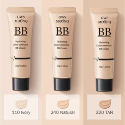 Maquiagem Nude À Prova D'água , Base Facial , Corretivo Líquido , Controle De Óleo , Brilho De Longa Duração , Creme BB