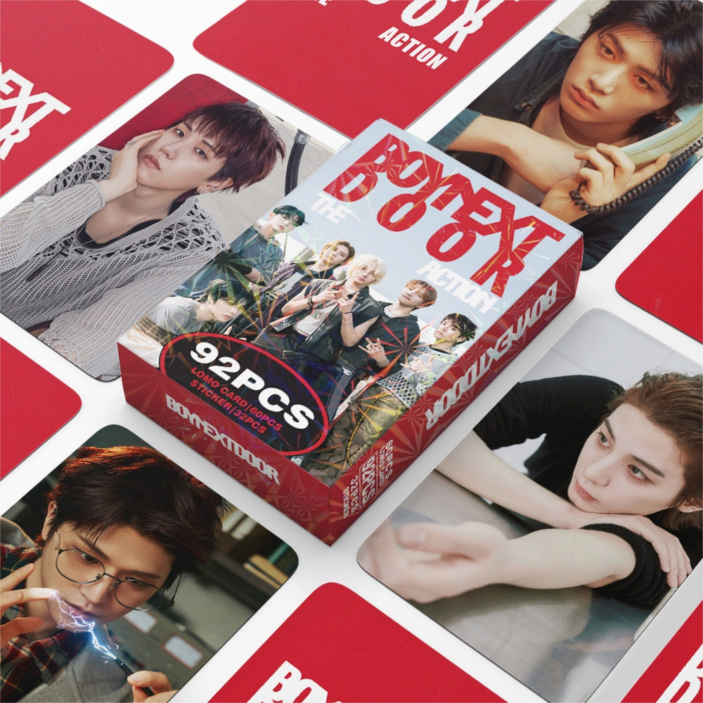 KPOP 92 Unidades/Caixa BOYNEXTDOOR Photocards LOMO Cartão De Coleção