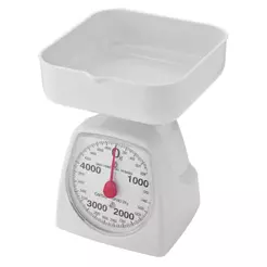Balança de Cozinha Mecânica 5Kg 25g Branca Kala