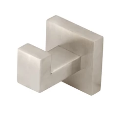 Porta Toalha Cabide Banheiro Quadrado Inox Escovado Metal Toalheiro Acessorio