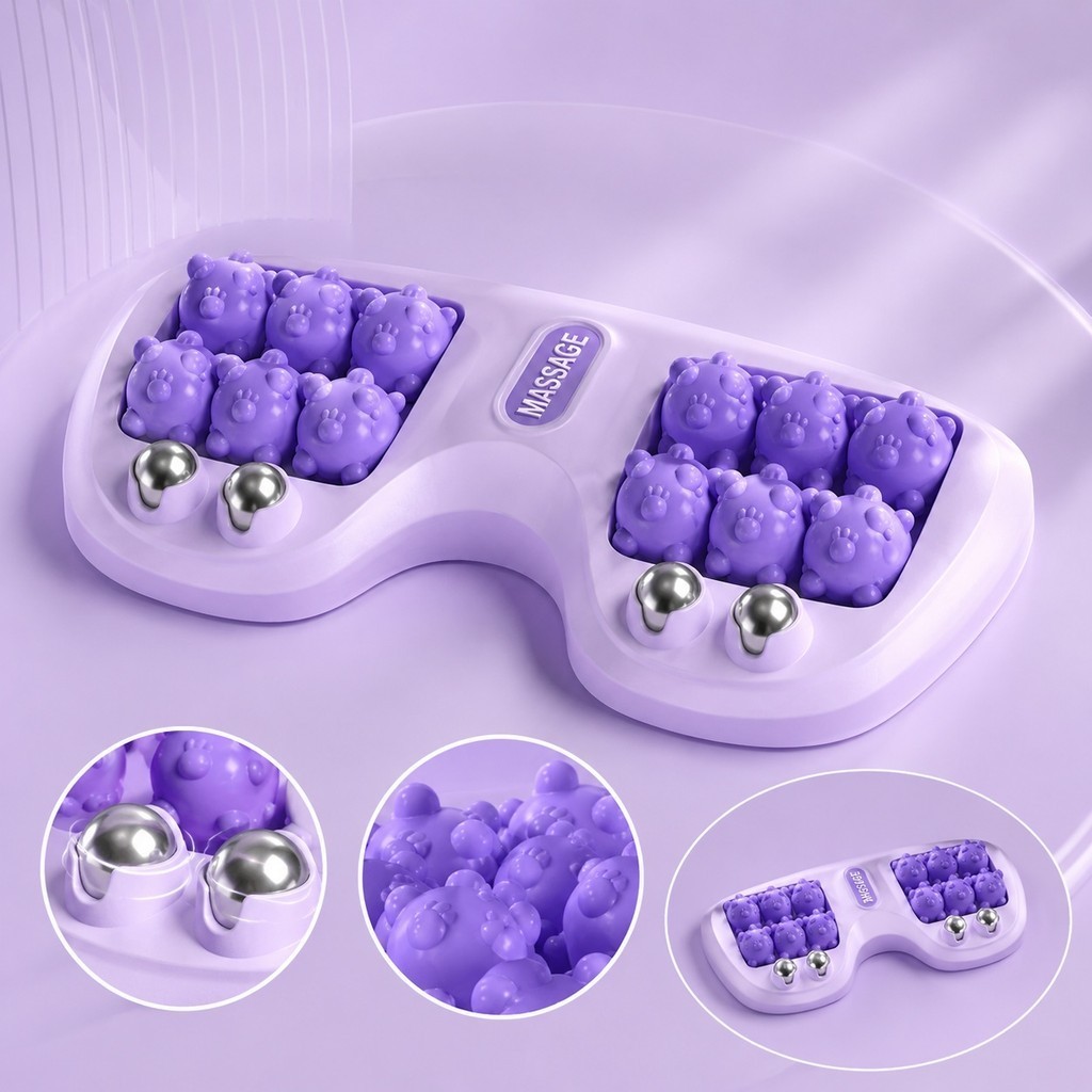 Massageador para Pés com Rolos Anatômicos