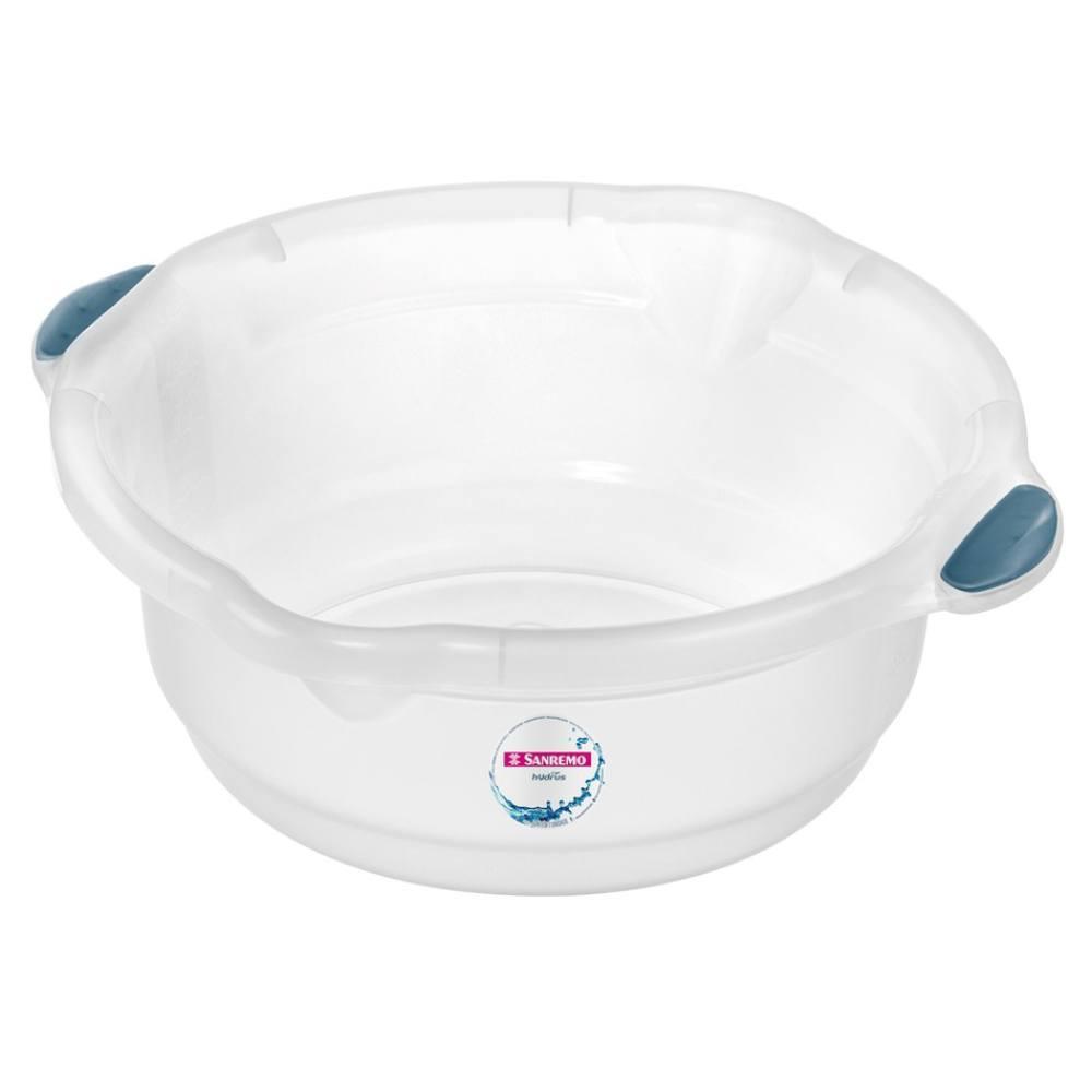 Bacia Plástica Transparente 5,2L Hydrus Sanremo