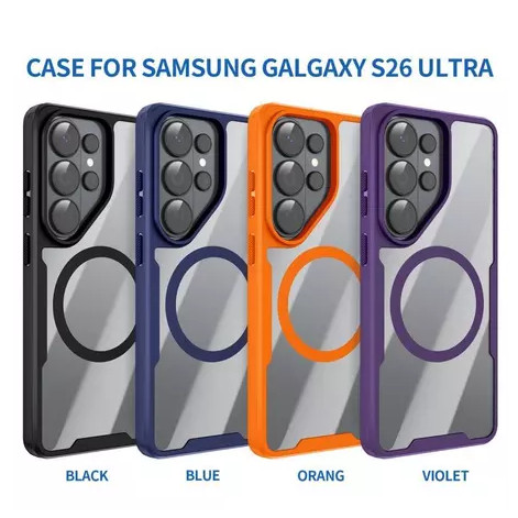 Capa Magnética Samsung Galaxy S26 Ultra S26Plus S25 S25Plus S24 S24 Plus S24 A14 A15 A16 A17 A26 A36 A56 A35 A55 5G Rígi