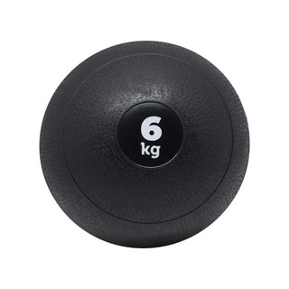 Slam Ball Peso 6kg Crossfit Funcional Ball Preta Borracha Antiderrapante SS Esportes