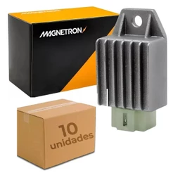 REGULADOR VOLTAGEM HONDA CG TITAN 1995 A 1999 TODAY 1992 FAN 2008 BROS 125 150 ATACADO KIT 10 PEÇAS MAGNETRON