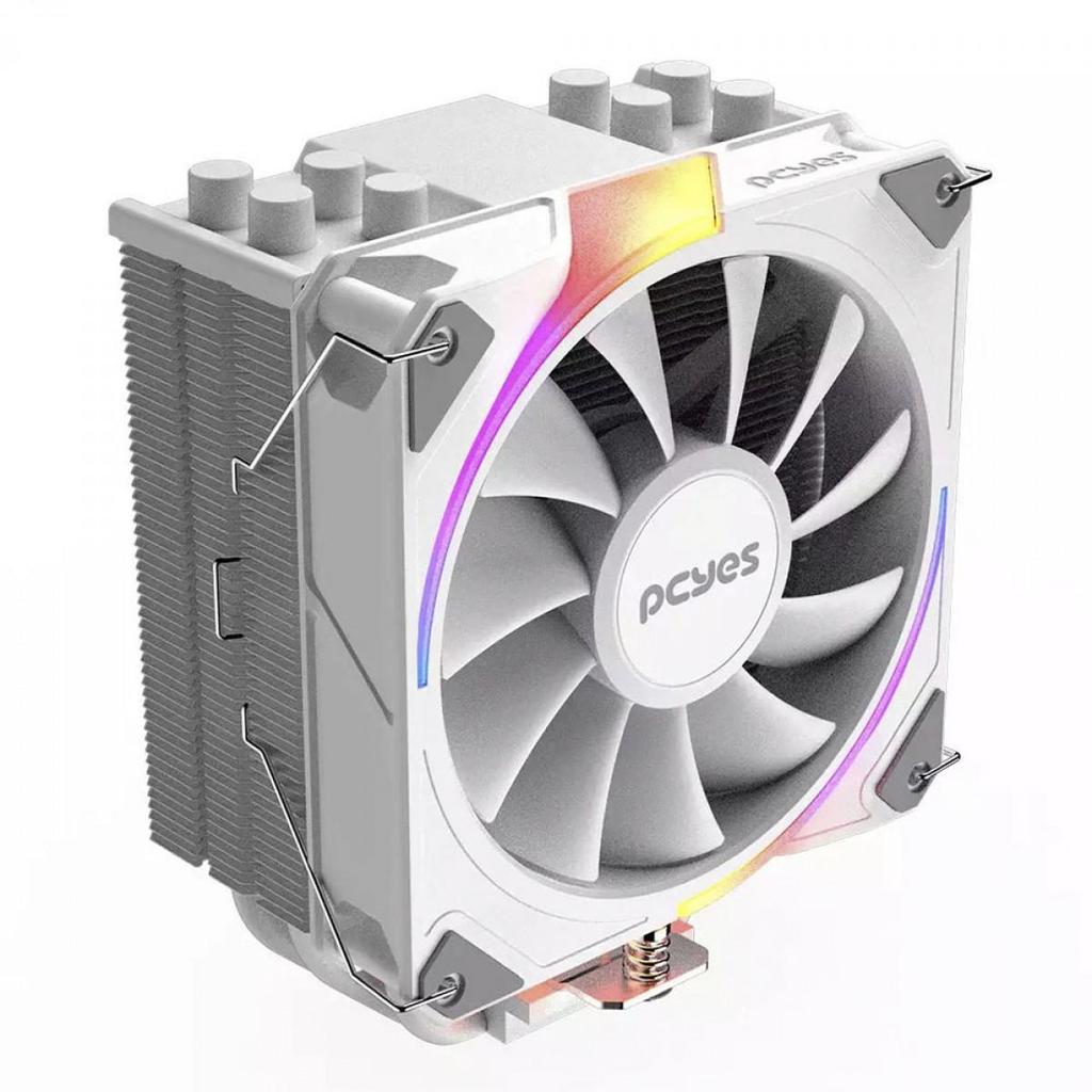 Cooler Para Processador PCYES Frost Pulse White Ghost ARGB, 120mm, Intel/AMD, White, PEFPARGBWG