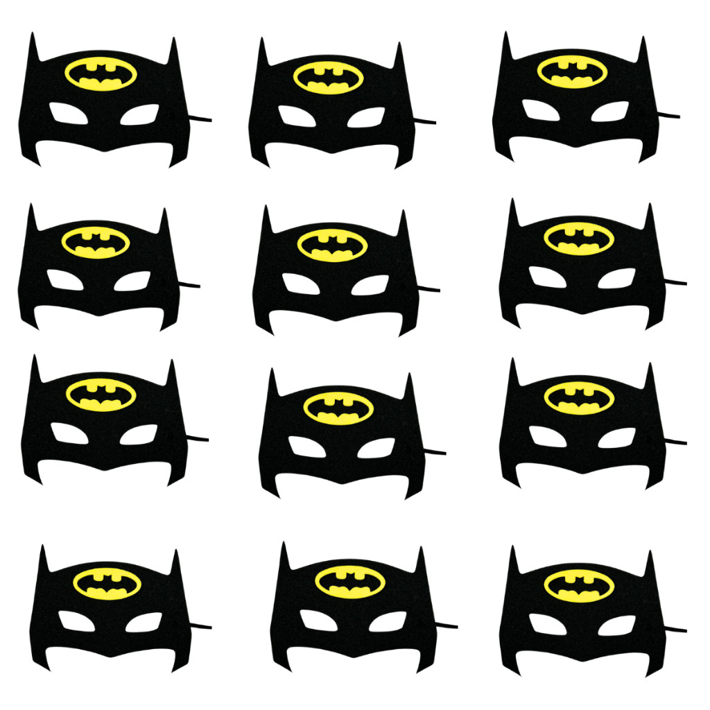 Mascara Batman Fantasia Infantil E.v.a, kit c/ 10 para Festas, lembrancinhas, brincadeiras, entretenimento, hallowem
