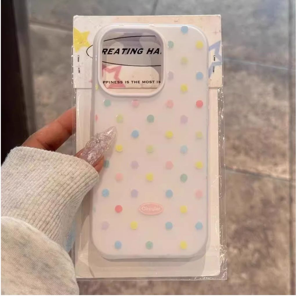 Capa de Telefone 2 em 1 com Bolinhas para Samsung Galaxy A33 A32 A31 A30S A30 A26 A25 A24 A23 A22 A21S A20S A17 A16 A15 