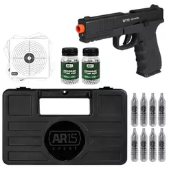 Pistola De Pressão 4.5 Co2 W119 Rossi + Protection 7