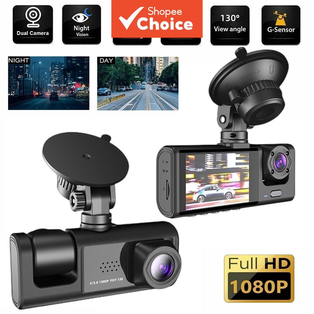 Câmera Veicular Dupla 2 Lentes Dianteira e Interna 1080p Gravador de Carro