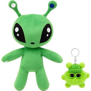 Adereços de Alienígenas, Adereços de Alienígenas Verdes Macios para Adultos, Adereço Colecionável para Fãs de Alienígena