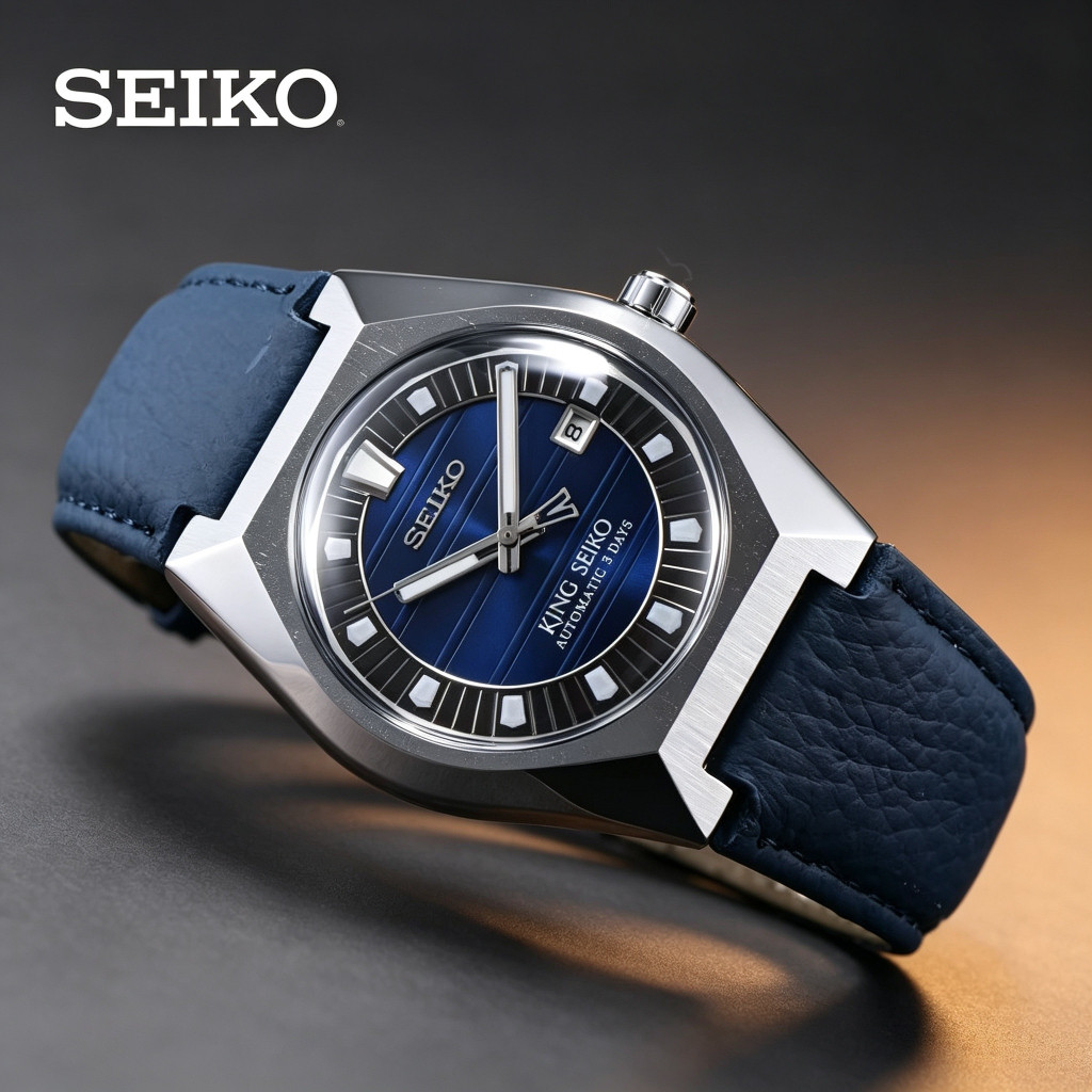 2 Anos De 100 % SEIKO VANAC Série Movimento Mecânico Automático Relógio Calendário À Prova D'água Masculino