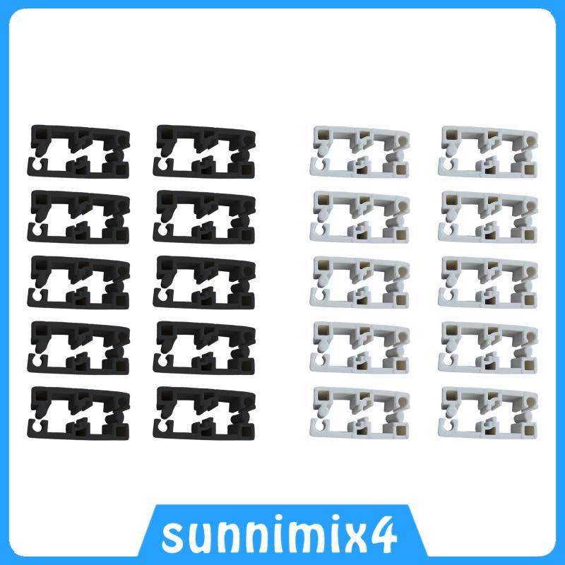 [Sunnimix4] Braçadeiras Para Cerca De Animais De Estimação Kit De Fixação De Armário De Armazenamento Conectores De Bloq