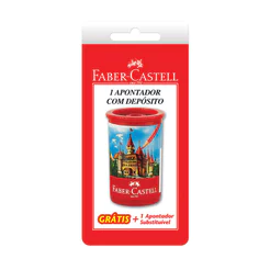 Apontador tubo com coletor SM123PLZF/588523 com 1 unidade Faber-Castell