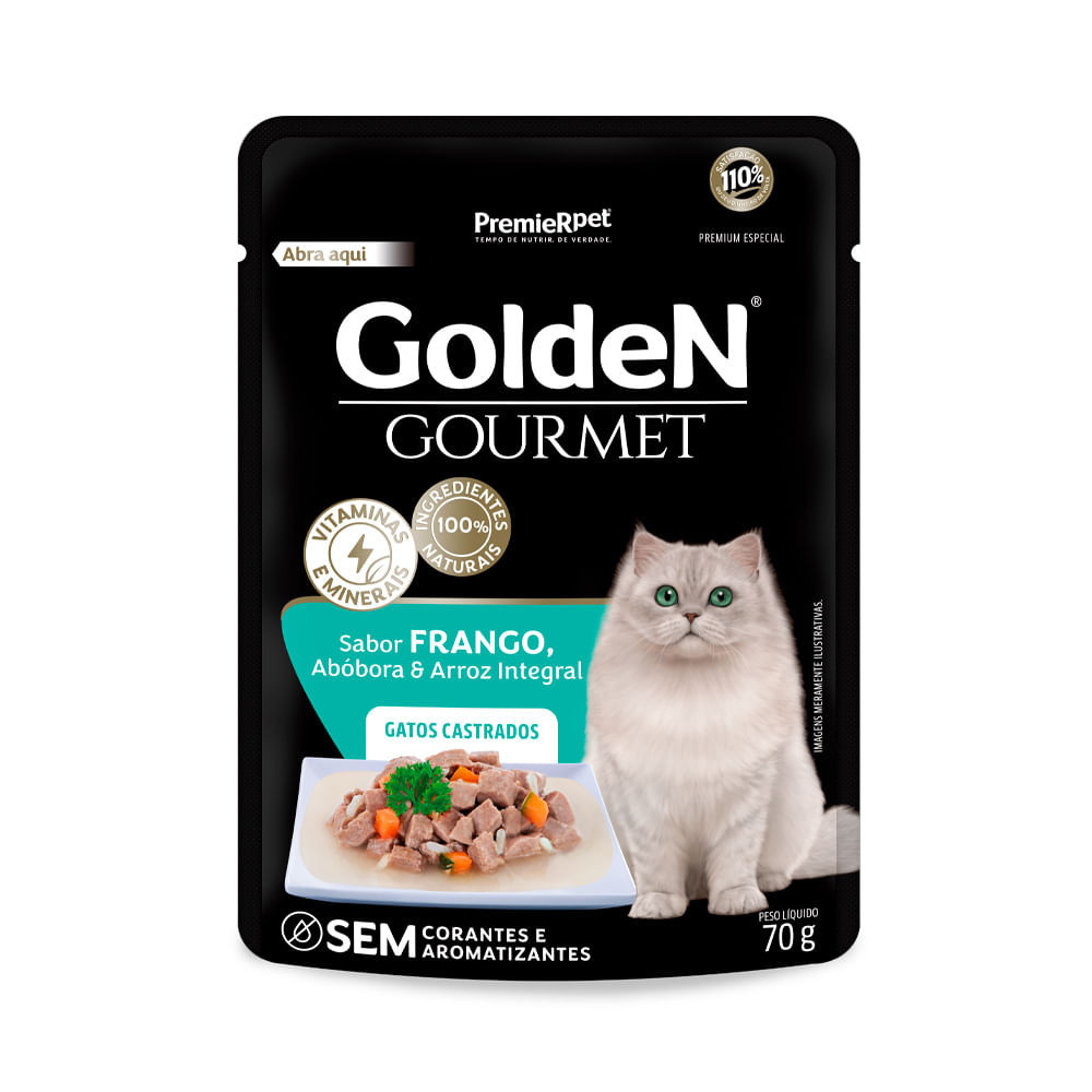 Golden Sache Gourmet Gato 70G Ad Castrado Frango