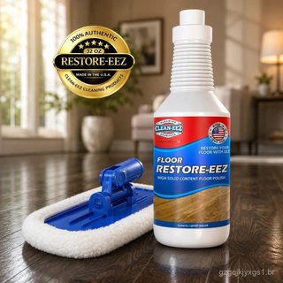 Restore-eez | Restaurador e Polidor de Pisos com Aplicador para Madeira, Laminado, Vinil e Bambu, Esconde Arranhões, Bri