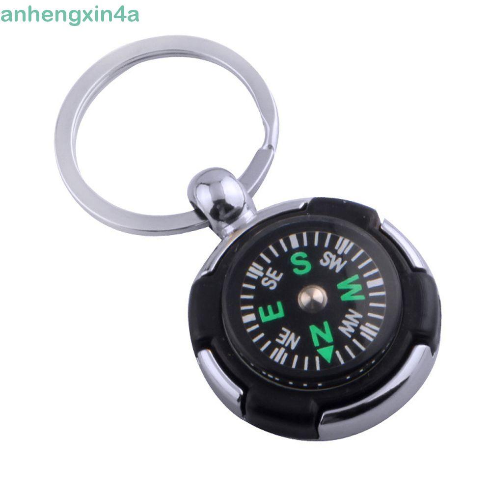 ANHENGXIN Chaveiro Equipamento De Equitação Caminhadas Mosquetão Viagem Aventura Bússola De Bolso