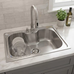 Cuba Gourmet Cozinha Inox 201 60x42cm Completa Com Torneira E Acessórios