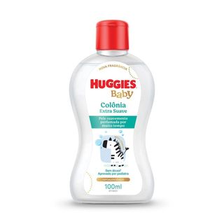 Colônia Huggies para Bebê Extra Suave Hipoalergênica 100 ml